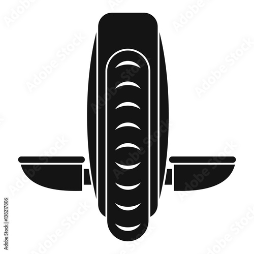 Balance vehicle icon, simple style
