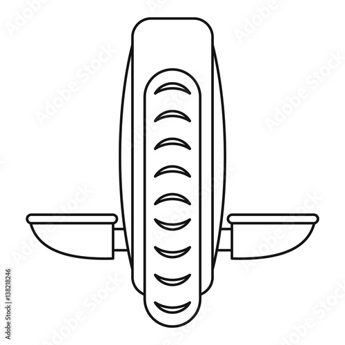 Solowheel icon, outline style