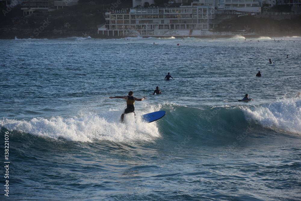 Obraz premium Surf in Bondi Beach