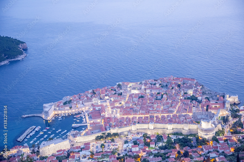 Fototapeta premium ドブロブニクの夜景