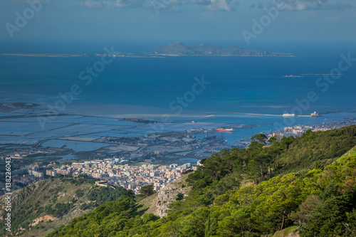 Erice, Trapani, Sicily, Italy - Panoramic view