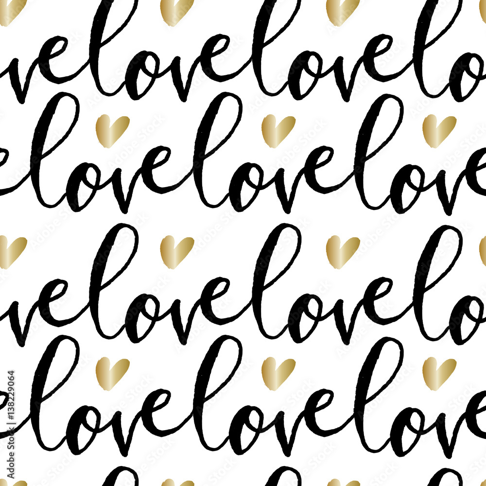 Love Seamless Pattern Love Seamless Pattern