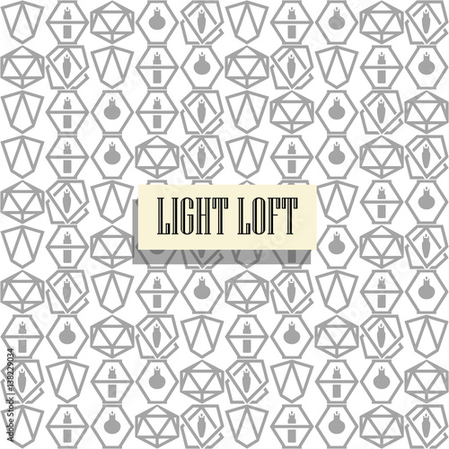 lights vector loft interior texture