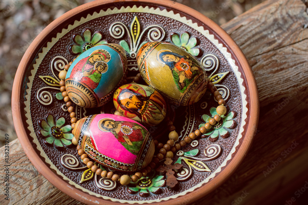 Easter painted eggs Easter painted eggs