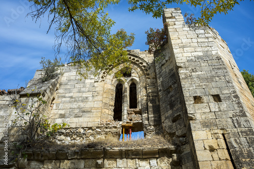 Ruins of the Monastery of Bonaval, in Guadalajara Province, Spain. It is a Cistercian monastery founded in 1.164. photo