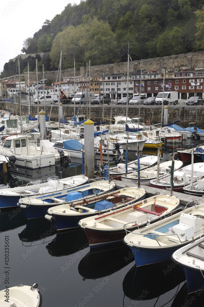 Boats in the Port, Sant Sebastian Basque Country, Spain