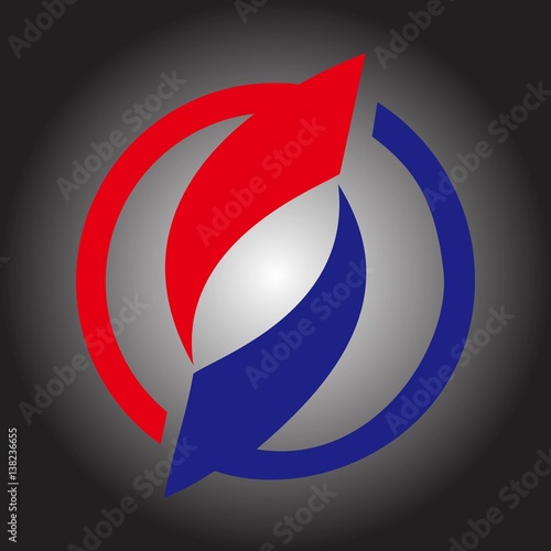 Collection of four round icons that appear hollow