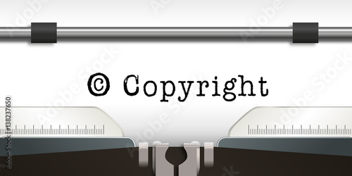 Copyright - droit d'auteur - écrivain - littérature - livre
