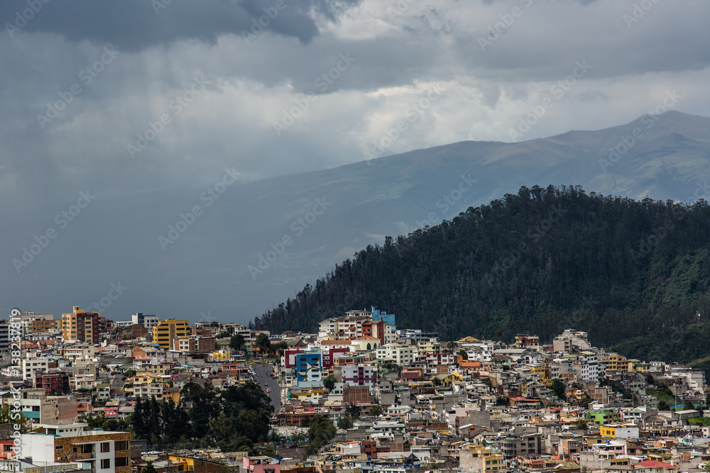 Rainfall over quito