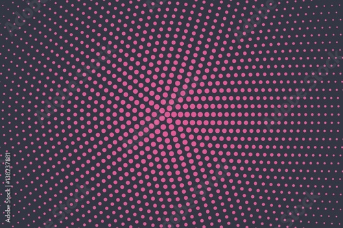 Abstract creative concept vector comic pop art style blank, layout template with clouds beams and isolated dots pattern on background. For sale banner, empty bubble, illustration halftone book design