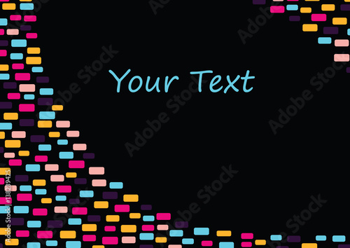 Varicolored windows business template or cover