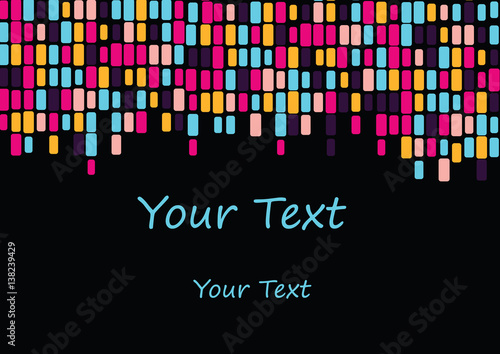 Varicolored windows business template or cover