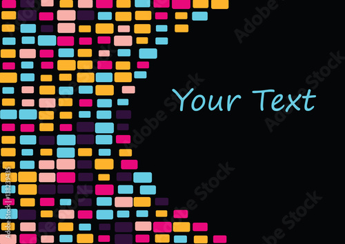 Varicolored windows business template or cover