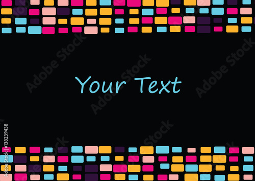 Varicolored windows business template or cover