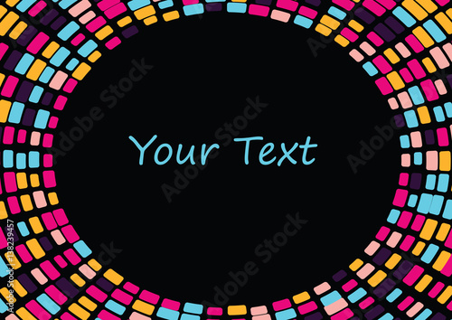 Varicolored windows business template or cover