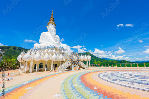 PHETCHABUN , THAILAND - SEPTEMBER 28, 2016 :The tourist visit A Beautiful temple is name Wat phasornkaew . Located in Phetchabun province northern of Thailand on September 28 ,2016