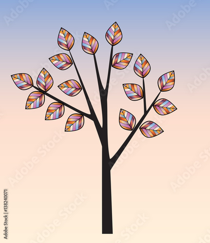 Vector cute trees
