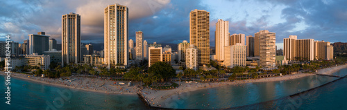 Aerial panorama Waikiki Beach,Hawaii, USA © Felix Mizioznikov
