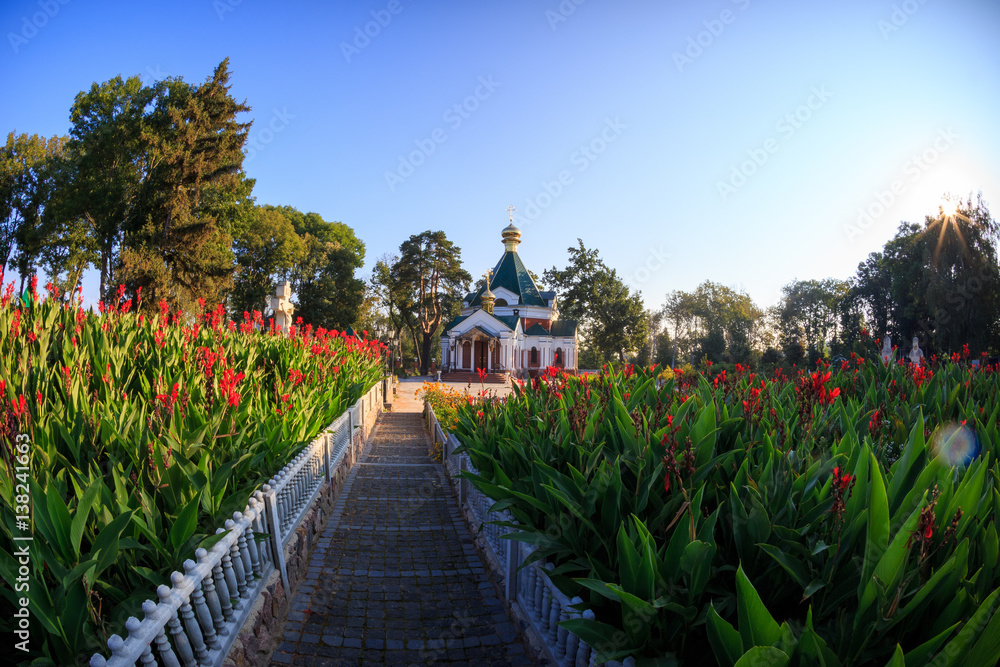 Fototapeta premium The church in the monastery