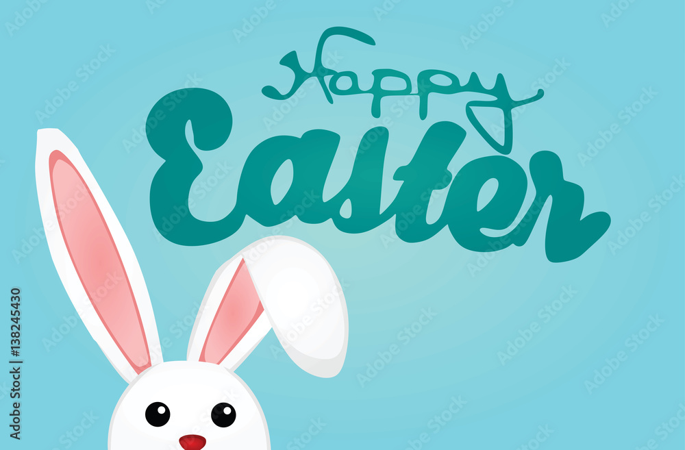 Happy Easter greeting card vector Happy Easter greeting card vector