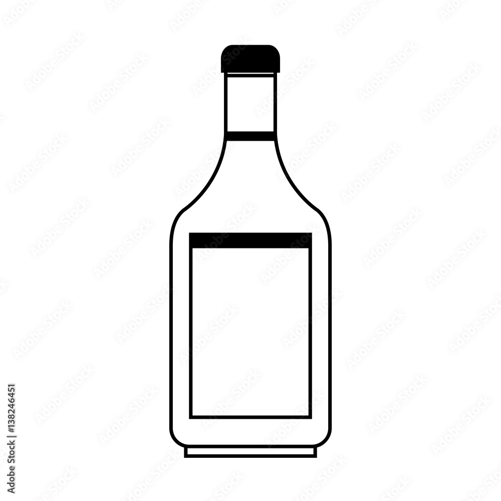 liquor bottle icon image vector illustration design liquor bottle icon image vector illustration design