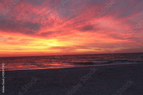 Florida Gulf Beach Sunsets and Surf