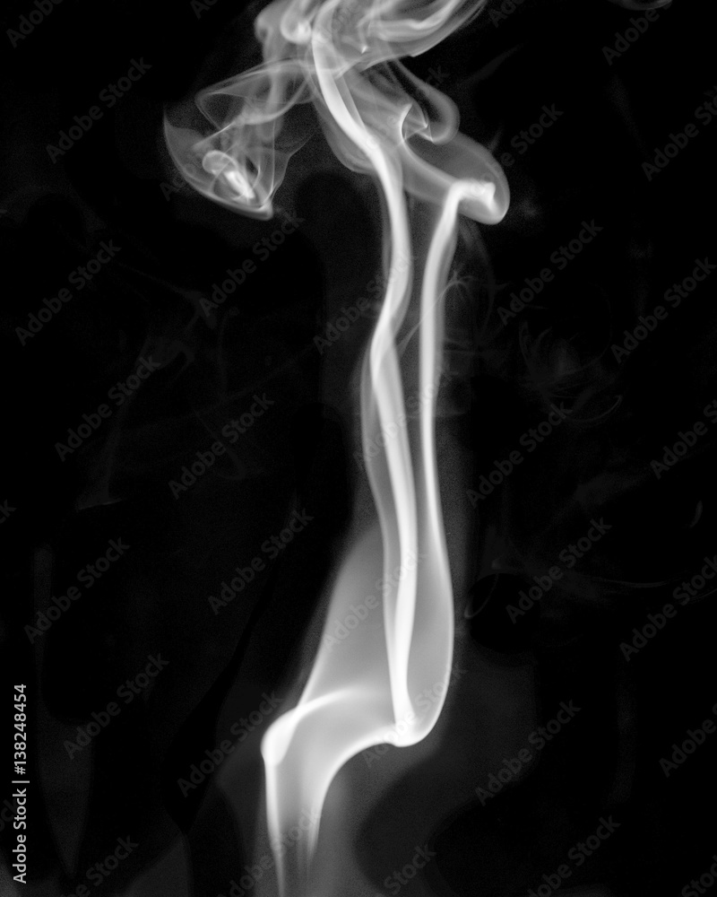 Smoke. White smoke swirls over black background. Abstract smoke on black background Smoke. White smoke swirls over black background. Abstract smoke on black background