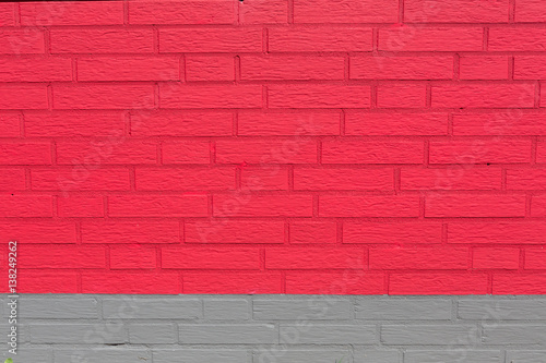 Backstein Hintergrund mit roten  strukturierten Ziegelsteinen