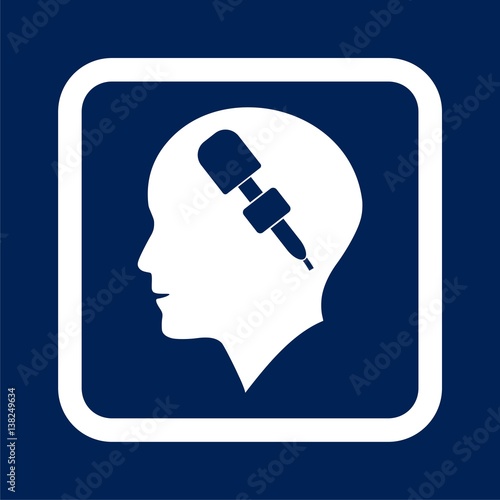 Sound icon in human head