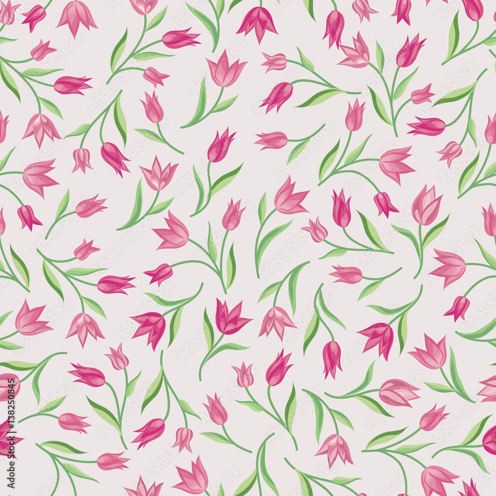 Floral seamless pattern. Flower background. Floral seamless texture with flowers. Flourish garden wallpaper Floral seamless pattern. Flower background. Floral seamless texture with flowers. Flourish garden wallpaper
