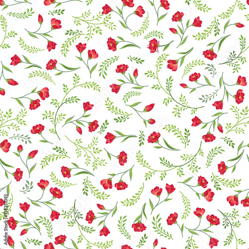 Floral seamless pattern. Flower background. Floral seamless texture with flowers. Flourish garden wallpaper