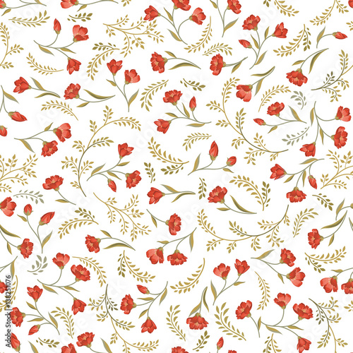 Wallpaper Mural Floral seamless pattern. Flower background. Floral seamless texture with flowers. Flourish garden wallpaper Torontodigital.ca