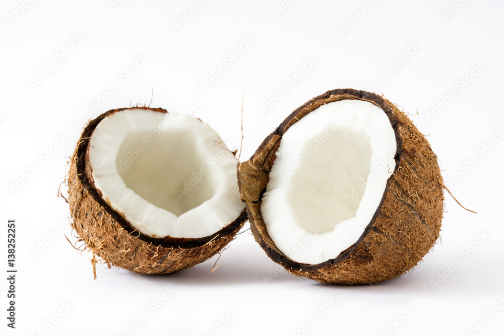 Coconut isolated on white background
Coconut isolated on white background