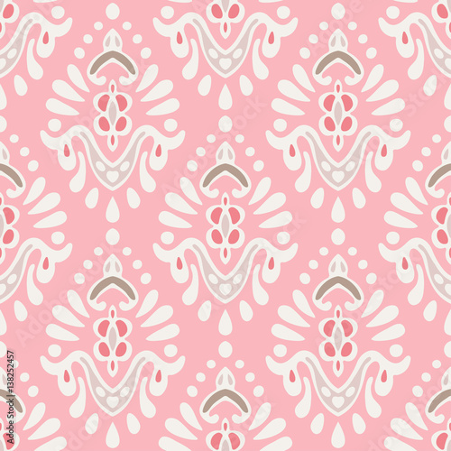 Cute pink Seamless tiled pattern