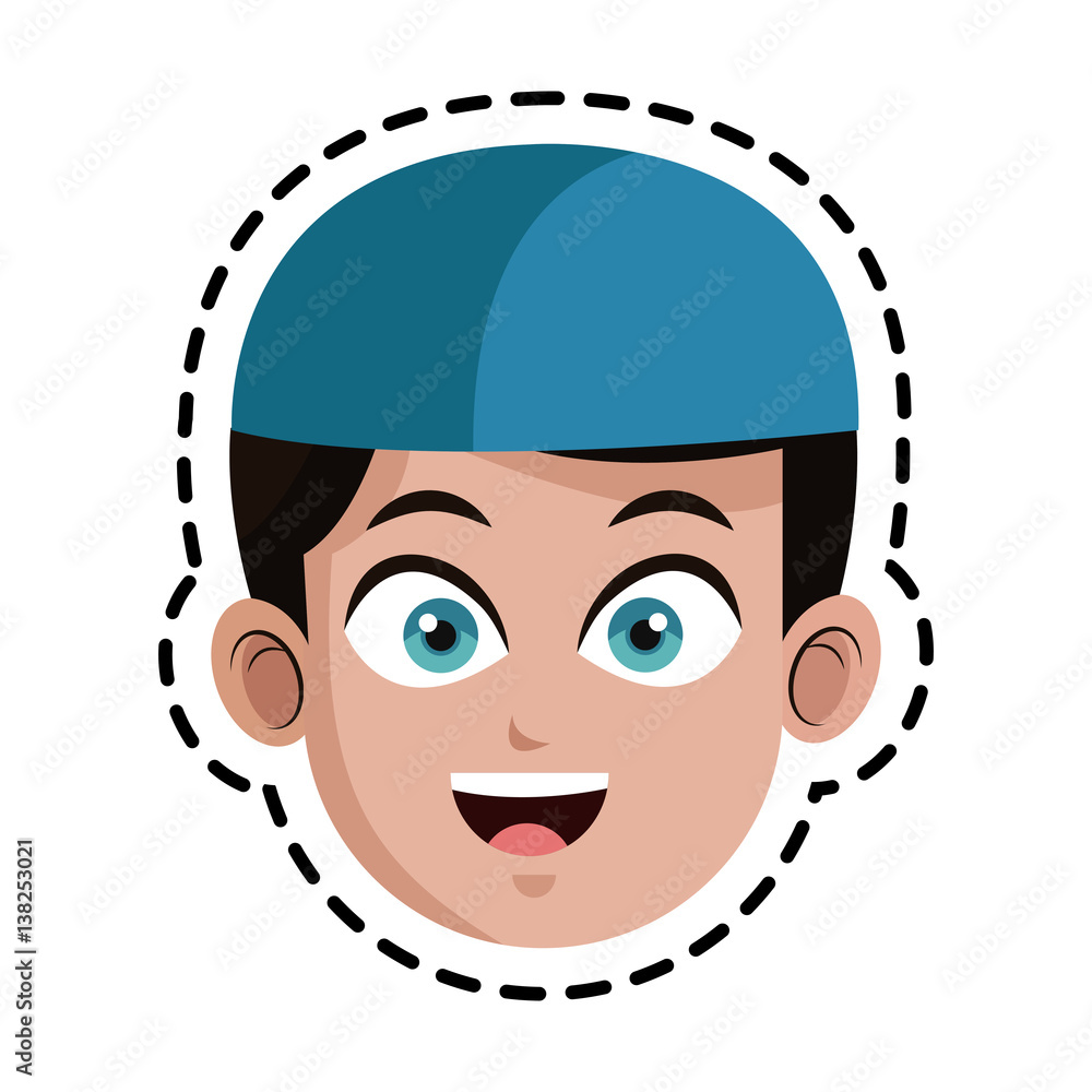 handsome young man icon image vector illustration design handsome young man icon image vector illustration design