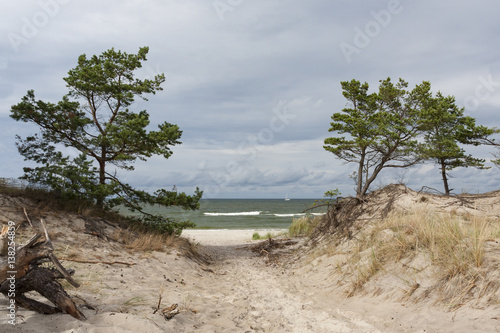 View of the beach and the Baltic Sea © Krzysztof Gorski