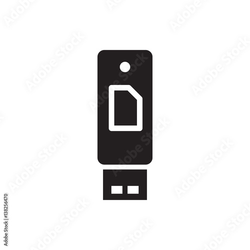usb drive icon illustration