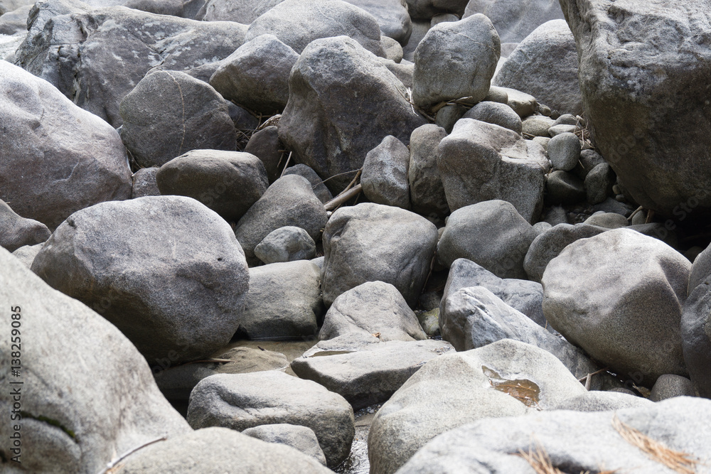 Rocks at Icicl river, Leavenworth, WA