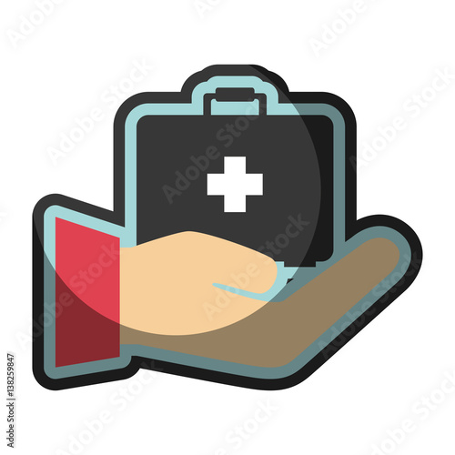 medical kit isolated icon vector illustration design