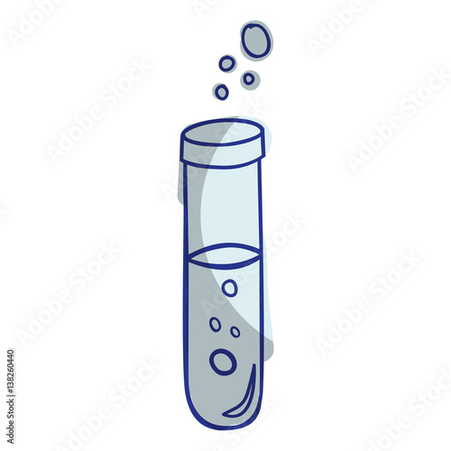 Wallpaper Mural tube test glass isolated icon vector illustration design Torontodigital.ca