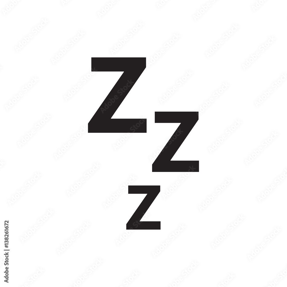 zzz icon illustration zzz icon illustration