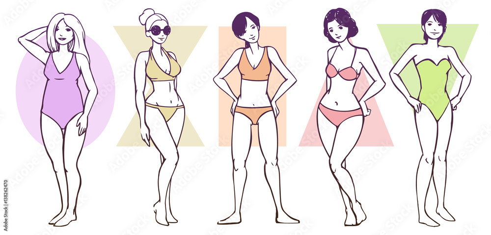Body shapes, Body types, Triangle body shape