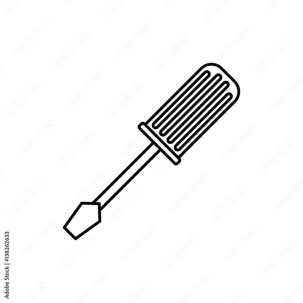screwdriver construction tool icon vector illustration graphic design screwdriver construction tool icon vector illustration graphic design