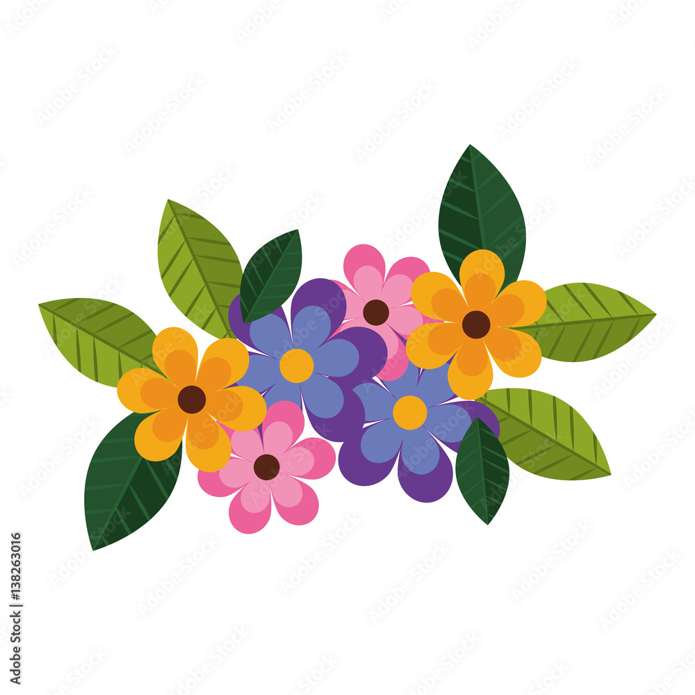 cute flower decorative icon vector illustration design cute flower decorative icon vector illustration design