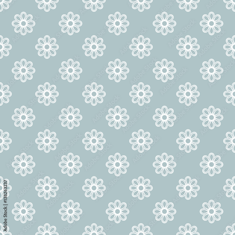 Floral ornament. Seamless abstract classic pattern with flowers. Blue and white pattern Floral ornament. Seamless abstract classic pattern with flowers. Blue and white pattern