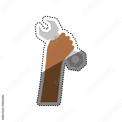 Wrench construction tool icon vector illustration graphic design icon vector illustration graphic design photo