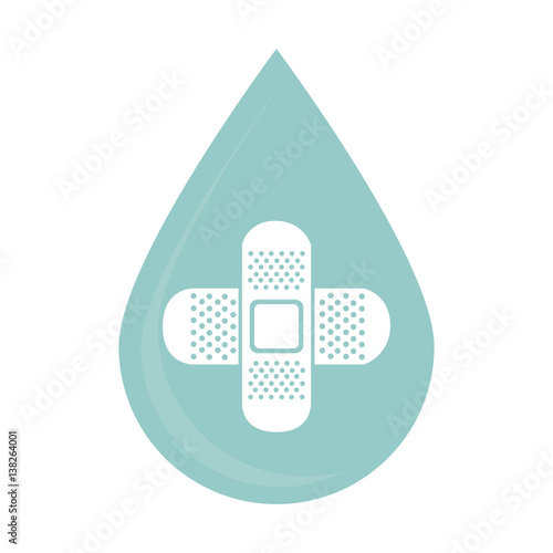 bandage medical isolated icon vector illustration design