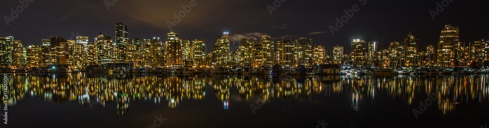 Vancouver Lights Reflected