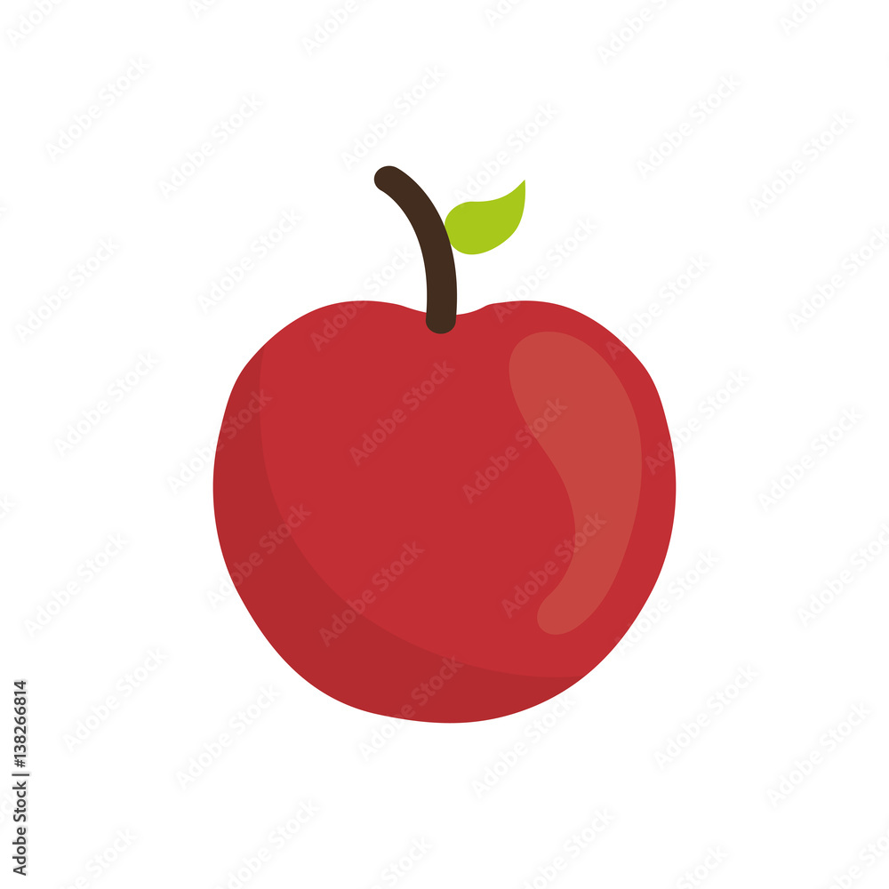 Delicious apple fruit icon vector illustration graphic design Delicious apple fruit icon vector illustration graphic design