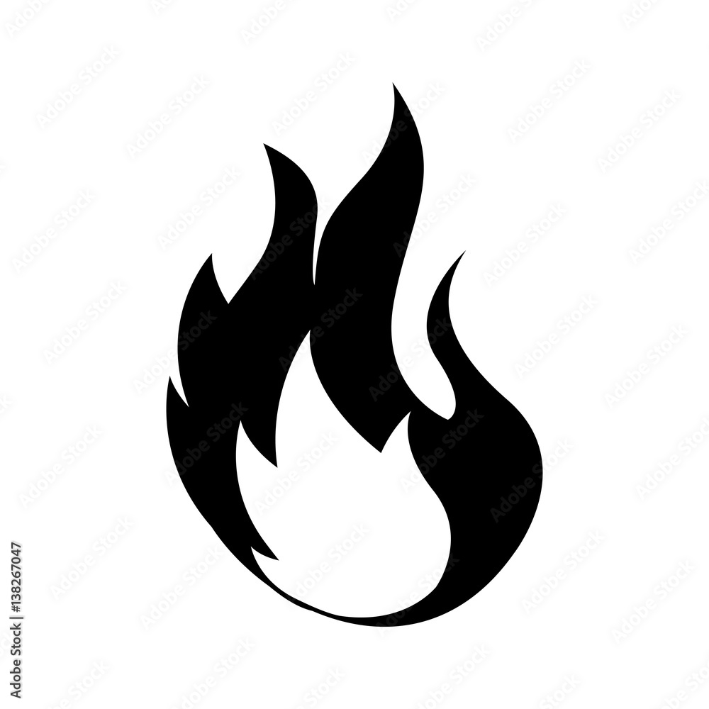 fire flame sign icon vector illustration design fire flame sign icon vector illustration design